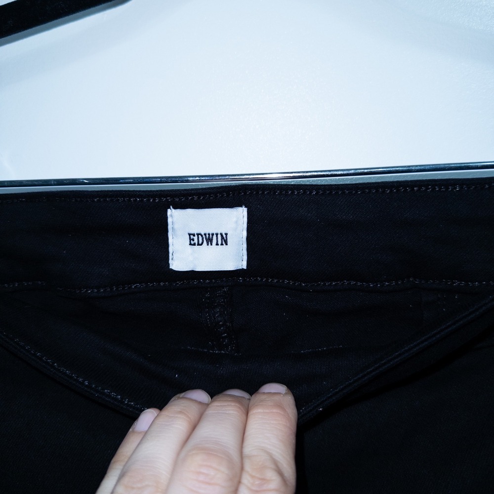 Edwin Black Lark‎ Pull-On Flare Jeans Size 29 NWT - Picture 4 of 10